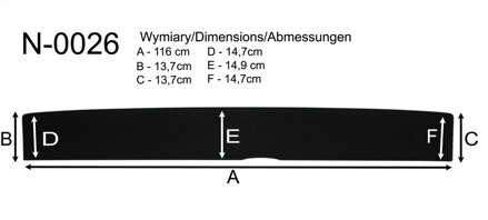 Kryt nárazníka plastový - Peugeot Expert 2007-2016