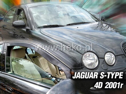 Deflektory - Jaguar S-Type od 2001 (predné)