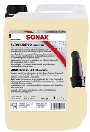 Autošampón Sonax koncentrát - 5L