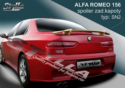 Spojler kapoty Stylla - Alfa Romeo 156, 1997r.- 2005r. (SN2)