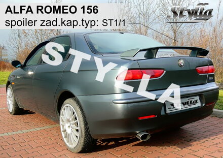 Spojler kapoty Stylla - Alfa Romeo 156, 1997r.- 2005r. (ST1/1)