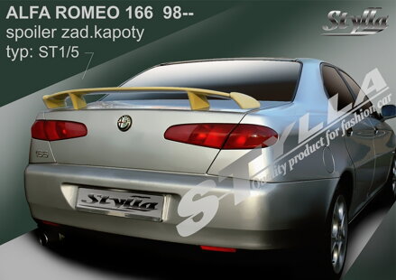 Spojler kapoty Stylla - Alfa Romeo 166, od r.1998 (ST1/5)