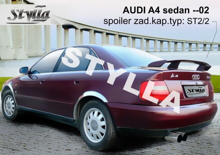 Spojler kapoty Stylla - Audi A4 Sedan, 1995r.- 2001r. (ST2/2)