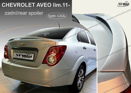 Spojler dverí horný Stylla - Chevrolet Aveo Sedan od 2011