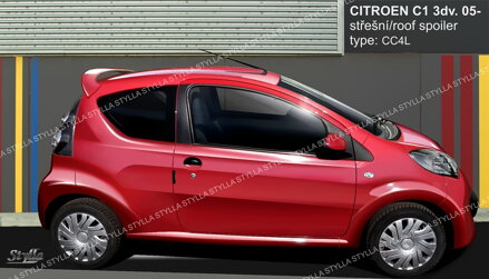 Spojler strešný Stylla - Citroen C1 3-dvere 2005-2014