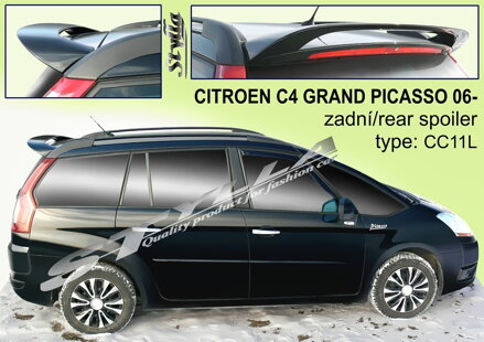 Spojler dverí horný Stylla - Citroen C4 Grand Picasso 2006-2013