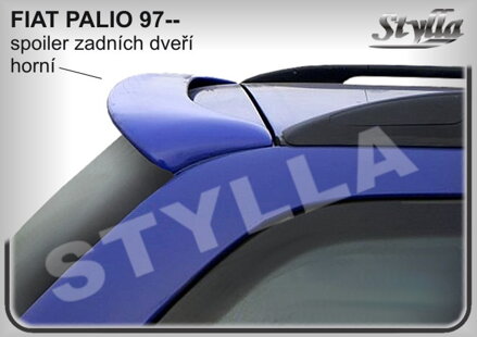 Spojler dverí horný Stylla - Fiat Palio od 1996