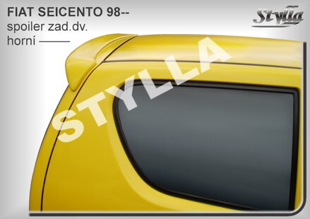 Spojler dverí horný Stylla - Fiat Seicento, od r.1998