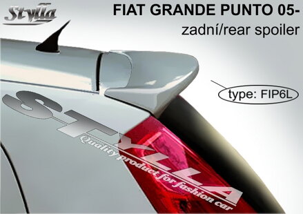 Spojler dverí horný Stylla - Fiat Punto Grande 2005-2009