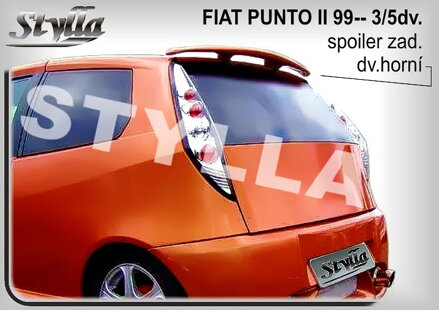 Spojler dverí horný Stylla - Fiat Punto 3-dvere 1999-2010 (RC1L)
