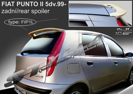 Spojler dverí horný Stylla - Fiat Punto 5-dverí 1999-2010 (FIP1L)
