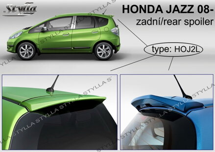 Spojler dverí horný Stylla - Honda Jazz 2008-2014