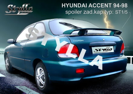 Spojler kapoty Stylla - Hyundai Accent Htb 1994-1998 (ST1/5)