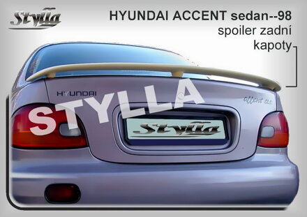 Spojler kapoty Stylla - Hyundai Accent Sedan 1994-1998