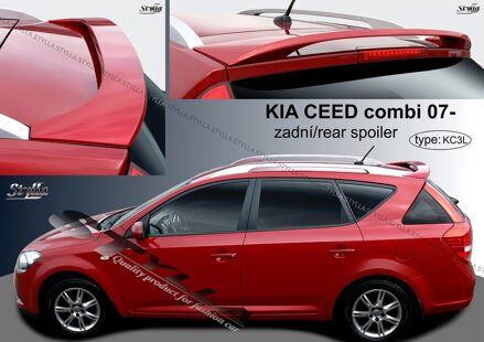 Spojler dverí horný Stylla - Kia Ceed Combi 2006-2012