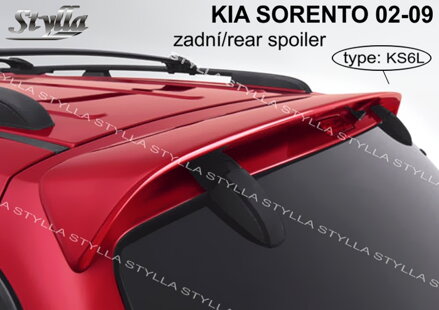 Spojler dverí horný Stylla - Kia Sorento 2002-2009