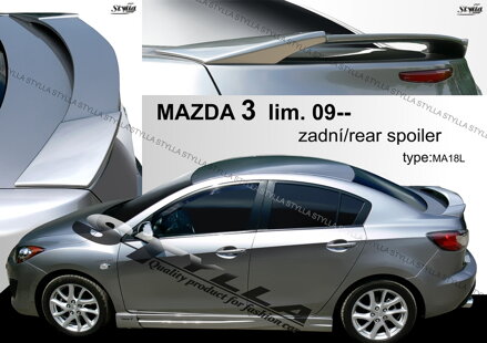 Spojler kapoty Stylla - Mazda 3 Sedan 2009-2013