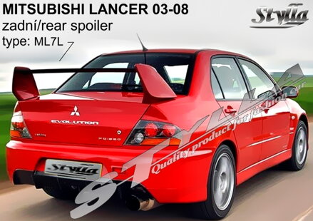 Spojler kapoty Stylla - Mitsubishi Lancer Sedan 2003-2008 (ML7L)