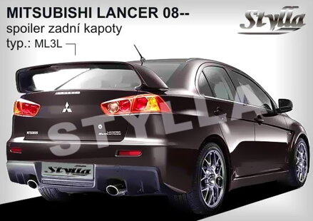 Spojler kapoty Stylla - Mitsubishi Lancer Sedan od 2008 (ML3L)