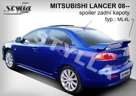 Spojler kapoty Stylla - Mitsubishi Lancer Sedan od 2008 (ML4L)
