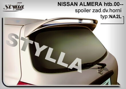 Spojler dverí horný Stylla - Nissan Almera Htb 2000-2006 (NA2L)