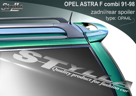Spojler dverí horný Stylla - Opel Astra F Combi 1991-2002