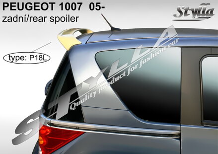 Spojler dverí horný Stylla - Peugeot 1007 2004-2009