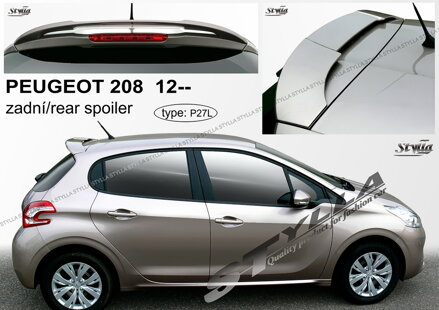 Spojler dverí horný Stylla - Peugeot 208 od 2012