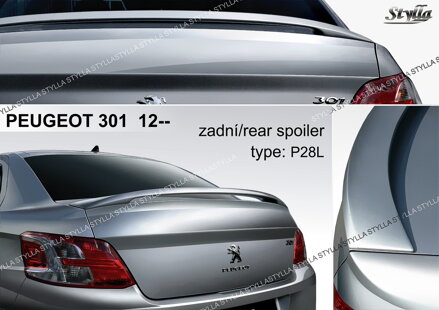 Spojler kapoty Stylla - Peugeot 301 od 2012
