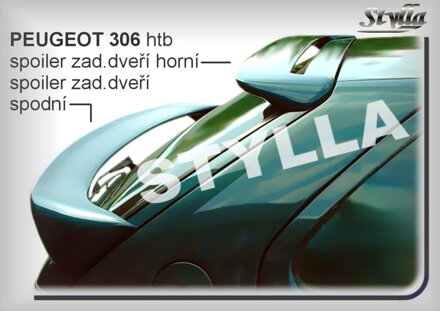 Spojler dverí horný Stylla - Peugeot 306 Htb 1993-2002 (P1L)