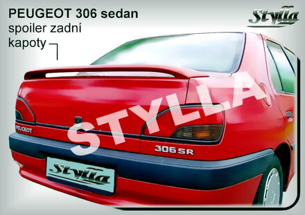 Spojler kapoty Stylla - Peugeot 306 Sedan 1994-2001