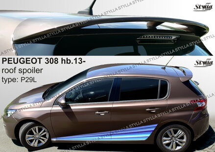 Spojler dverí horný Stylla - Peugeot 308 od 2013
