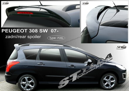Spojler dverí horný Stylla - Peugeot 308 Combi 2007-2013