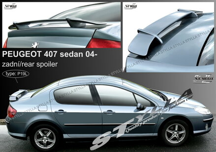 Spojler kapoty Stylla - Peugeot 407 Sedan 2004-2010