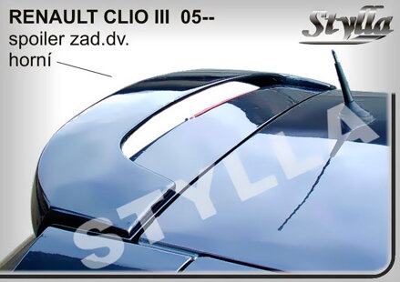 Spojler dverí horný Stylla - Renault Clio III 2005-2012