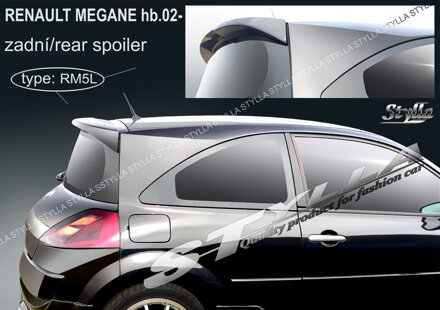 Spojler dverí horný Stylla - Renault Megane Htb 2002-2009