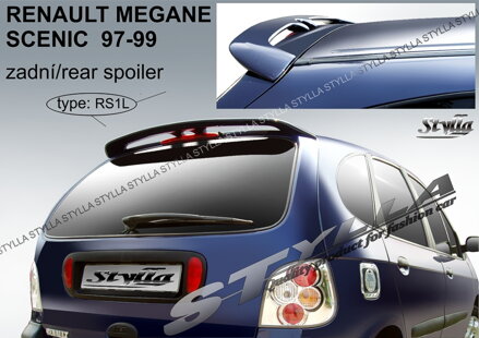 Spojler dverí horný Stylla - Renault Megane Scenic 1997-1999