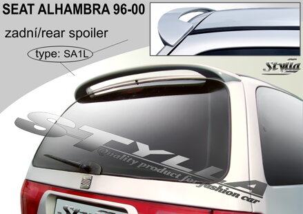 Spojler dverí horný Stylla - Seat Alhambra 1995-2000