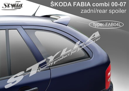 Spojler dverí horný Stylla - Škoda Fabia I Combi 1999-2007 (FAB04L)