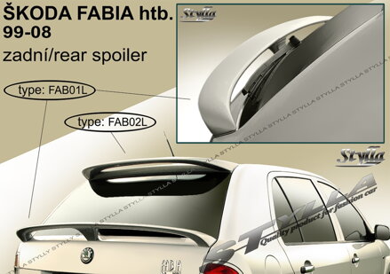 Spojler dverí dolný Stylla - Škoda Fabia I Htb 1999-2007 (FAB01L)