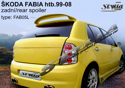 Spojler dverí horný Stylla - Škoda Fabia I Htb 1999-2007 (FAB05L)