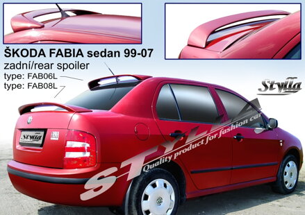 Spojler dverí horný Stylla - Škoda Fabia I Sedan 1999-2007(FAB06L)