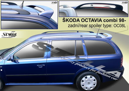 Spojler dverí horný Stylla - Škoda Octavia I Combi 1996-2010 (OC08L)