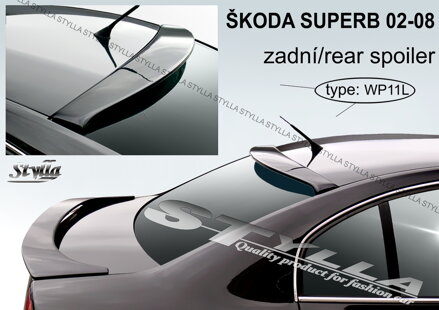 Spojler dverí horný Stylla - Škoda Superb I 2002-2008 (WP11L)