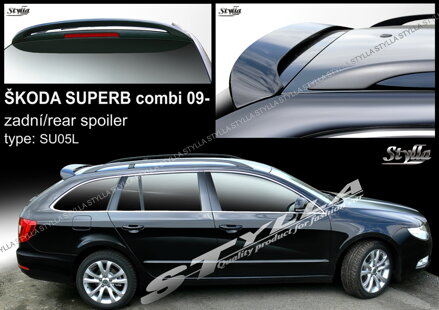 Spojler dverí horný Stylla - Škoda Superb II Combi 2008-2015