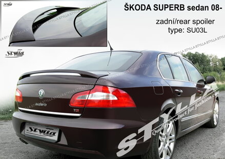 Spojler kapoty Stylla - Škoda Superb II Sedan 2008-2015 (SU03L)