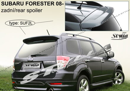Spojler dverí horný Stylla - Subaru Forester 2008-2013