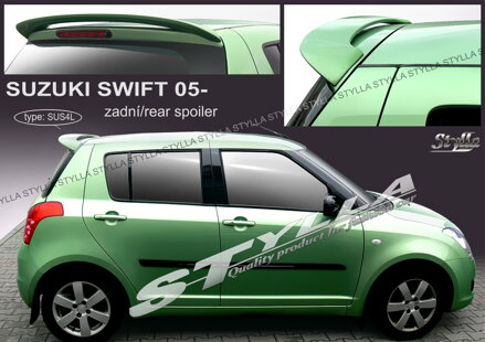 Spojler dverí horný Stylla - Suzuki Swift 2005-2017