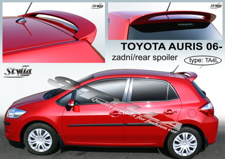 Spojler dverí horný Stylla - Toyota Auris 2006-2012