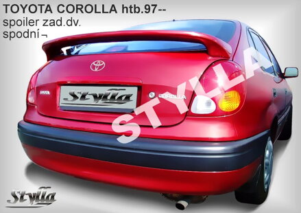 Spojler dverí dolný Stylla - Toyota Corolla Liftback 1997-2001